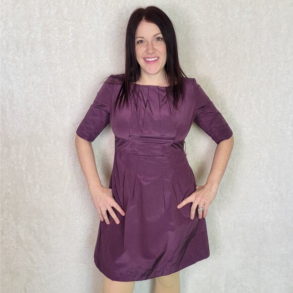 Mikarose Formal Purple Aline Dress, M - Picture 1 of 5